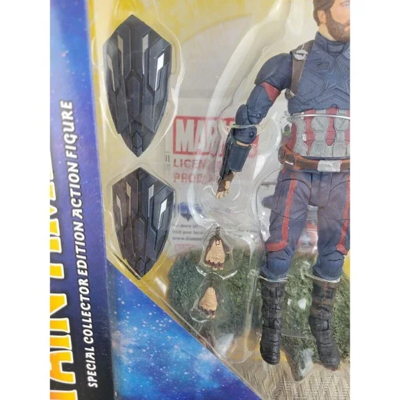 Marvel Diamond Select 7 Action Figure Avengers Infinity War Captain America